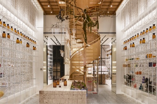 Waterfrom subverts clinical pharmacy stereotype with airy interior for Taiwan's Molecure